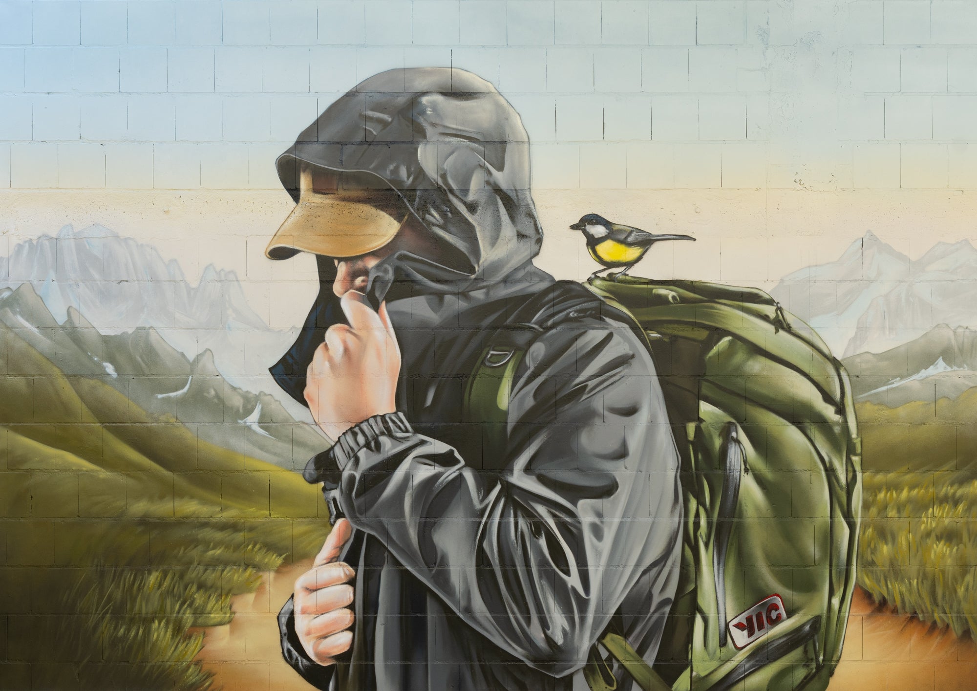 The First Mural in My New Studio